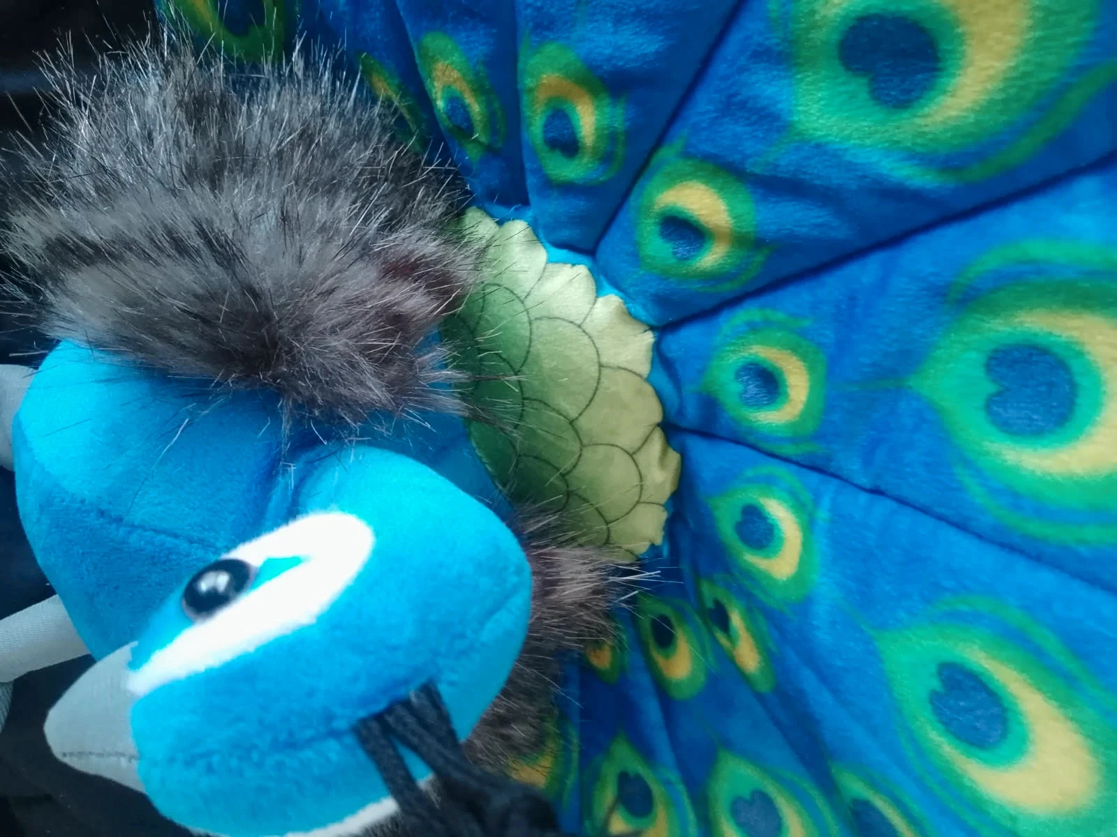 Pretty Blue Peacock Plush – photo 7